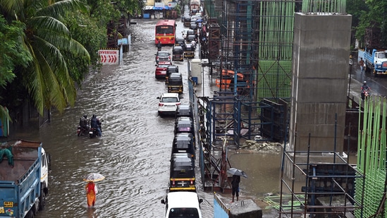 As rains batter Mumbai and cases of waterlogging get reported across the city, the biggest casualties is the city’s real estate sector. (Picture for representational purpose)((Photo by Raju Shinde/HT Photo) )