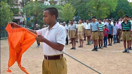 Government employees were barred from taking part in RSS activities in 1966. (HT PHOTO/Representative)