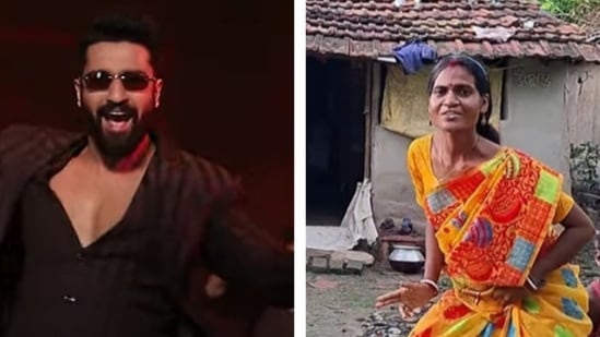 Vicky Kaushal goes ‘wow’ at viral sari-clad content creator's moves on Tauba Tauba. Watch