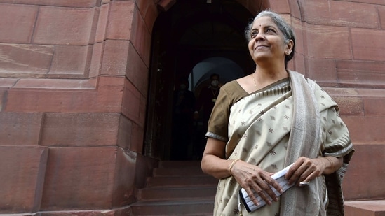 Budget 2024 Expectations Live Updates: Union Finance Minister Nirmala Sitharaman at Parliament in New Delhi. 