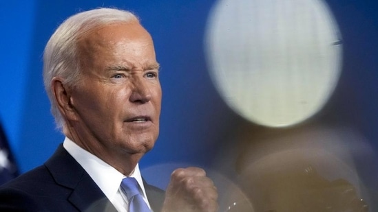 President Joe Biden drops out of presidential race. (AP)