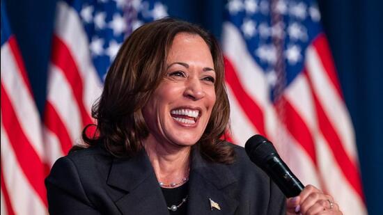 US vice president Kamala Harris. (PTI)