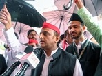 SP president Akhilesh Yadav accused the government of ignoring Uttar Pradesh and not enacting adequate measures for farmers and youth. (ANI Photo/Shrikant Singh) SP president Akhilesh Yadav accused the government of ignoring Uttar Pradesh and not enacting adequate measures for farmers and youth. (ANI Photo/Shrikant Singh)