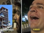 The image shows the Canadian vlogger with strong opinions about Mukesh Ambani’s Antilia in Mumbai. The image shows the Canadian vlogger with strong opinions about Mukesh Ambani’s Antilia in Mumbai.