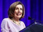 Democratic Speaker Emerita Nancy Pelosi speaks at the North Carolina Democratic Unity Dinner fundraiser in Raleigh, N.C., Saturday, July 20, 2024. (AP Photo/Karl B DeBlaker)
