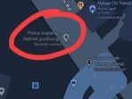 A Google Maps location in Chennai warns commuters. (X/@santhoshsivan_) A Google Maps location in Chennai warns commuters. (X/@santhoshsivan_)