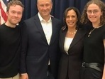 In 2013, Kamala Harris got married to Douglas Emhoff, who has two children from his previous marriage to Kerstin Emhoff -- Cole and Ella. In 2013, Kamala Harris got married to Douglas Emhoff, who has two children from his previous marriage to Kerstin Emhoff -- Cole and Ella.