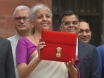 Nirmala Sitharaman pictured at the Lok Sabha on July 23, with the Union Budget