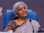 Nirmala Sitharaman addresses a post-Budget press conference. (PTI) Nirmala Sitharaman addresses a post-Budget press conference. (PTI)