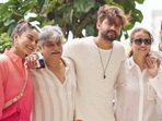 A picture of Zaheer Iqbal's family with Sonakshi Sinha before their wedding. (File Photo) A picture of Zaheer Iqbal's family with Sonakshi Sinha before their wedding. (File Photo)