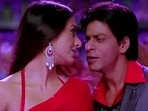 Tabu and Shah Rukh Khan in the Om Shanti Om song Deewangi Deewangi. Tabu and Shah Rukh Khan in the Om Shanti Om song Deewangi Deewangi.