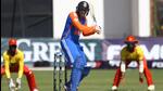 India's Abhishek Sharma during the T20I series against Zimbabwe in Harare earlier in July. (AFP) India's Abhishek Sharma during the T20I series against Zimbabwe in Harare earlier in July. (AFP)