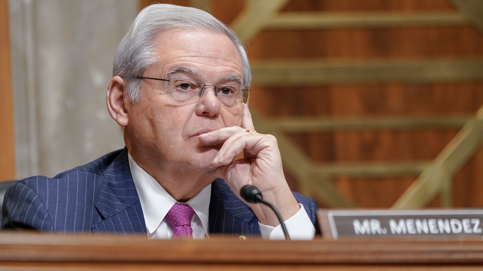 US Senator Bob Menendez resigning from office following his corruption