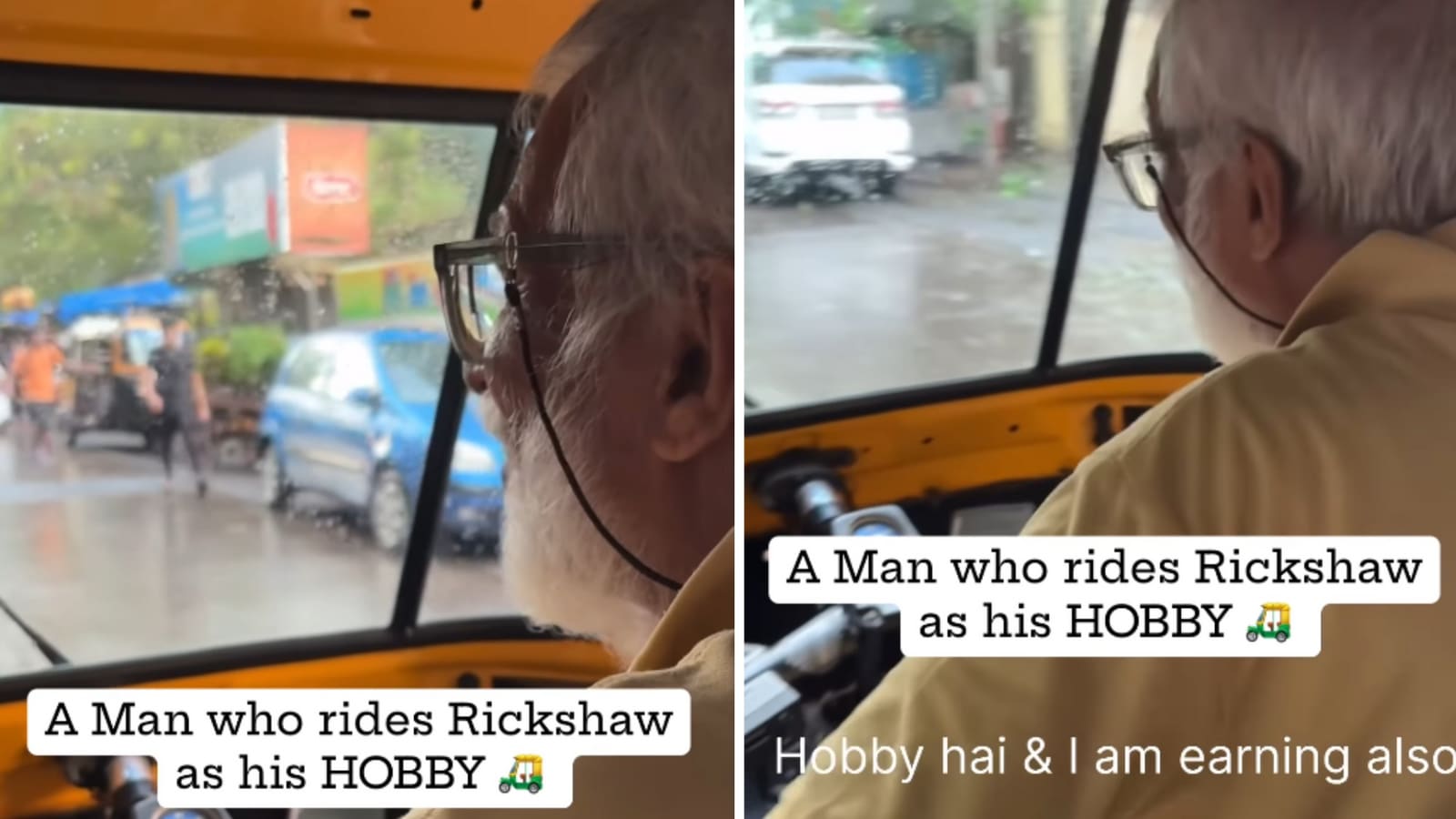 Mumbai real estate agent drives auto rickshaw as hobby, shares these life hacks. Watch | Trending