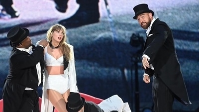 Travis Kelce and Taylor Swift spend the summer together ahead of the NFL season. (@taylorswift/Instagram) Travis Kelce and Taylor Swift spend the summer together ahead of the NFL season. (@taylorswift/Instagram)