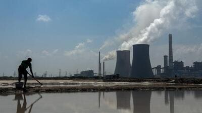 A thermal power plant in Tuticorin in March 2024. (Bloomberg) A thermal power plant in Tuticorin in March 2024. (Bloomberg)