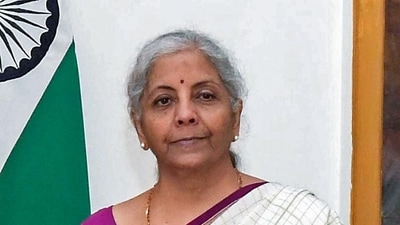 Union Minister of Finance and Corporate Affairs Nirmala Sitharaman carrying the Budget tablet (ANI) (President of India-X) Union Minister of Finance and Corporate Affairs Nirmala Sitharaman carrying the Budget tablet (ANI) (President of India-X)