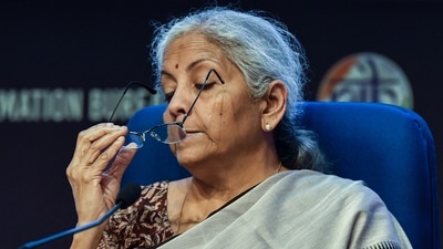 Union Finance Minister Nirmala Sitharaman during a post-Budget press conference. Union Finance Minister Nirmala Sitharaman during a post-Budget press conference.
