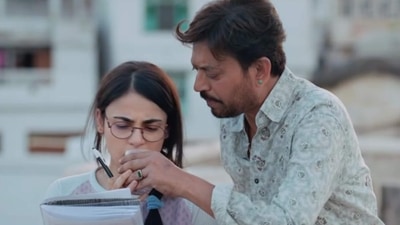 Radhikka Madan with Irrfan in Angrezi Medium Radhikka Madan with Irrfan in Angrezi Medium