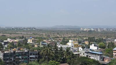 Navi Mumbai, India - May 26, 2023:Villagers oppose CIDCO land acquisition plan in Uran in Navi Mumbai, India, on Friday, May 26, 2023. (Photo by Bachchan Kumar/ HT PHOTO) (HT PHOTO) Navi Mumbai, India - May 26, 2023:Villagers oppose CIDCO land acquisition plan in Uran in Navi Mumbai, India, on Friday, May 26, 2023. (Photo by Bachchan Kumar/ HT PHOTO) (HT PHOTO)