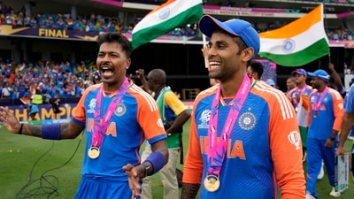 Hardik Pandya and Suryakumar Yadav were vital to India's cause in their successful T20 World Cup campaign. (PTI) Hardik Pandya and Suryakumar Yadav were vital to India's cause in their successful T20 World Cup campaign. (PTI)