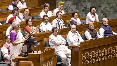 Union finance minister Nirmala Sitharaman presents the Union Budget 2024-25 in the Lok Sabha. (PTI) Union finance minister Nirmala Sitharaman presents the Union Budget 2024-25 in the Lok Sabha. (PTI)