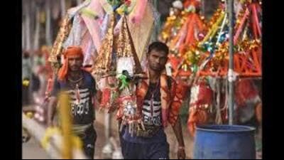 Police spokesperson said arrangements to safeguard pilgrims have been put in place and that all personnel have been instructed to remain alert to prevent any untoward incidents, and to maintain law and order during the Kanwar Yatra. (HT File) Police spokesperson said arrangements to safeguard pilgrims have been put in place and that all personnel have been instructed to remain alert to prevent any untoward incidents, and to maintain law and order during the Kanwar Yatra. (HT File)