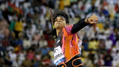 Neeraj Chopra is among the favourites to win gold in Paris (AP) Neeraj Chopra is among the favourites to win gold in Paris (AP)