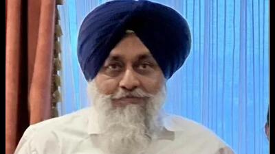 Shiromani Akali Dal president Sukhbir Singh Badal Shiromani Akali Dal president Sukhbir Singh Badal