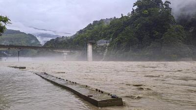 Sikkim witnessed devastating flash floods and landslides that wreaked havoc across the state. (PTI photo) Sikkim witnessed devastating flash floods and landslides that wreaked havoc across the state. (PTI photo)