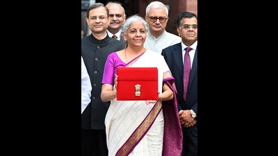 Union finance minister Nirmala Sitharaman in Parliament on Tuesday. (Arvind Yadav/HT Photo) Union finance minister Nirmala Sitharaman in Parliament on Tuesday. (Arvind Yadav/HT Photo)