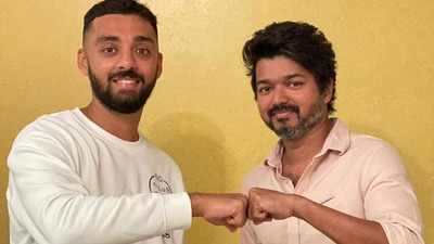 Cricketer Varun Chakravarthy has always been fond of Tamil actor Vijay. Cricketer Varun Chakravarthy has always been fond of Tamil actor Vijay.