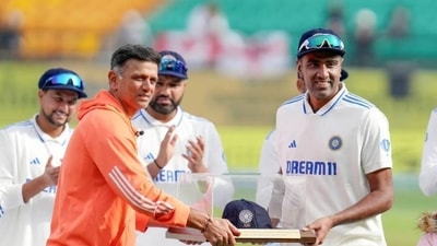 Ravichandran Ashwin became the second Indian after Anil Kumble to cross 500 Test wickets under Dravid (BCCI) Ravichandran Ashwin became the second Indian after Anil Kumble to cross 500 Test wickets under Dravid (BCCI)