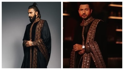 Ranveer Singh's Anant Ambani and Radhika Merchant wedding's sherwani was recreated by Youtuber Rehaan Roy. Ranveer Singh's Anant Ambani and Radhika Merchant wedding's sherwani was recreated by Youtuber Rehaan Roy.