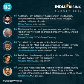What leaders said on Budget 2024 What leaders said on Budget 2024