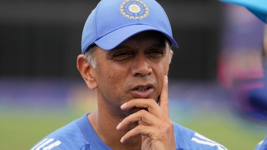 Rahul Dravid wasn't always calm after all.(PTI)