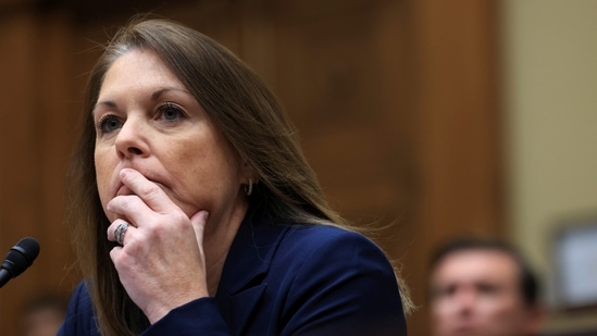 U.S. Secret Service Director Kimberly Cheatle testifies before a House of Representatives Oversight Committee hearing on the security lapses that allowed an attempted assassination of Trump.(REUTERS)