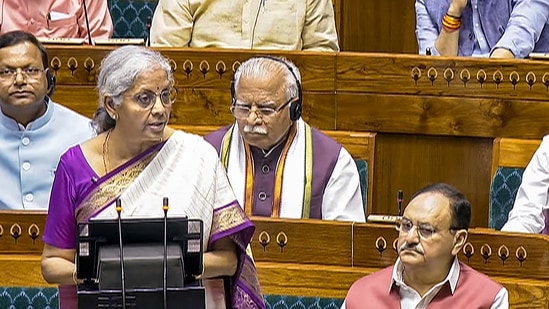 New Tax Regime LIVE updates: Union Finance Minister Nirmala Sitharaman presents the Union Budget 2024-25 in Lok Sabha, in New Delhi, Tuesday, July 23, 2024.
