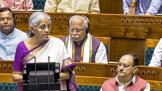 Education Budget 2024 Live Updates: Union Finance Minister Nirmala Sitharaman presents the Union Budget 2024-25 in Lok Sabha, in New Delhi, Tuesday, July 23, 2024.