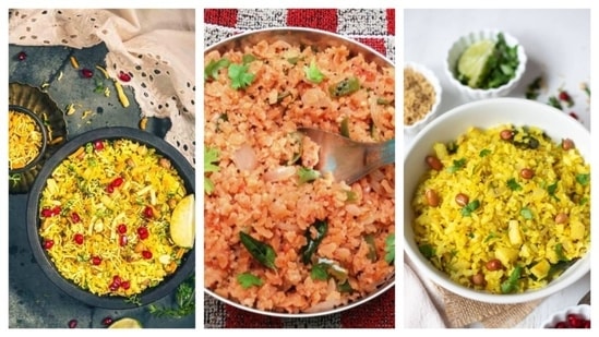 Poha is a healthy lunch for kids as it's easily digestible and high in nutrients. 