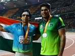 Pakistan's Arshad Nadeem's tendency to blow away the field was seen at the 2022 Commonwealth Games where he won gold by surpassing the 90m mark. (REUTERS)