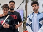 Hina Khan, Rocky Jaiswal and Karan Kundrra Hina Khan, Rocky Jaiswal and Karan Kundrra