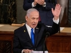 Israeli Prime Minister Benjamin Netanyahu addresses a joint meeting of Congress at the U.S. Capitol in Washington