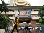 A pedestrian walks past the Bombay Stock Exchange (BSE) building during the presentation of budget, in Mumbai, India, on Tuesday, July 23, 2024. (Anshuman Poyrekar/ Hindustan Times) A pedestrian walks past the Bombay Stock Exchange (BSE) building during the presentation of budget, in Mumbai, India, on Tuesday, July 23, 2024. (Anshuman Poyrekar/ Hindustan Times)