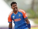 Hardik Pandya in action during T20 World Cup(Getty) Hardik Pandya in action during T20 World Cup(Getty)