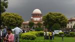 Dark clouds hover over Supreme Court in New Delhi. (ANI Photo) Dark clouds hover over Supreme Court in New Delhi. (ANI Photo)