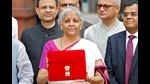 FILE PHOTO: FILE PHOTO: India's Finance Minister Nirmala Sitharaman holds up a folder with the Government of India's logo as she leaves her office to present the union budget in the parliament in New Delhi, India, July 23, 2024. REUTERS/Altaf Hussain/File Photo/File Photo (REUTERS) FILE PHOTO: FILE PHOTO: India's Finance Minister Nirmala Sitharaman holds up a folder with the Government of India's logo as she leaves her office to present the union budget in the parliament in New Delhi, India, July 23, 2024. REUTERS/Altaf Hussain/File Photo/File Photo (REUTERS)