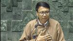 Independent MP from Ladakh, Mohammad Hanifa, taking oath as a member of Lok Sabha in June. (PTI Photo) Independent MP from Ladakh, Mohammad Hanifa, taking oath as a member of Lok Sabha in June. (PTI Photo)