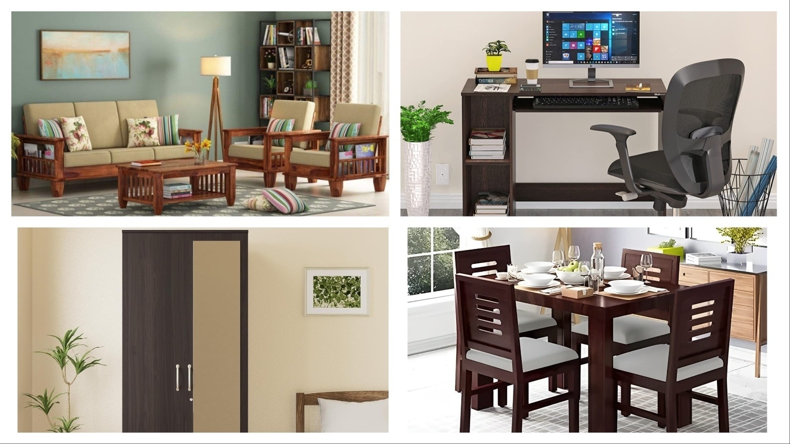 Amazon deals on furniture: Grab amazing discounts of up to 60% on sofas, beds, study desks, dining tables, and more