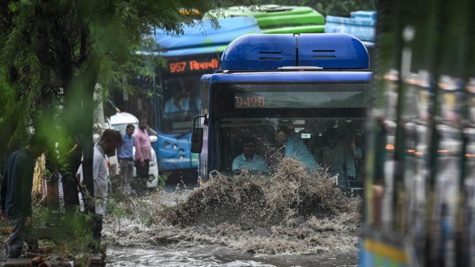 Rain lashes parts of Capital, waterlogging triggers snarls